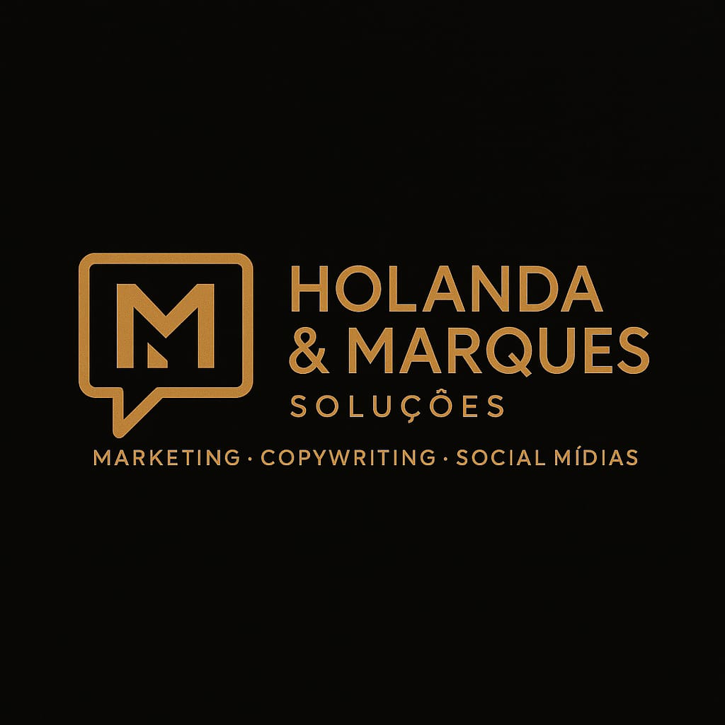 Foto conceitual estilizada da equipe Holanda & Marques, representando colaboração e profissionalismo em marketing digital